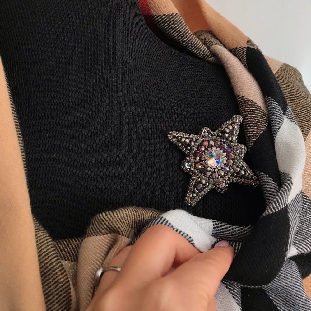 50 off Black Friday HAND MADE BROOCH “MEDAL”